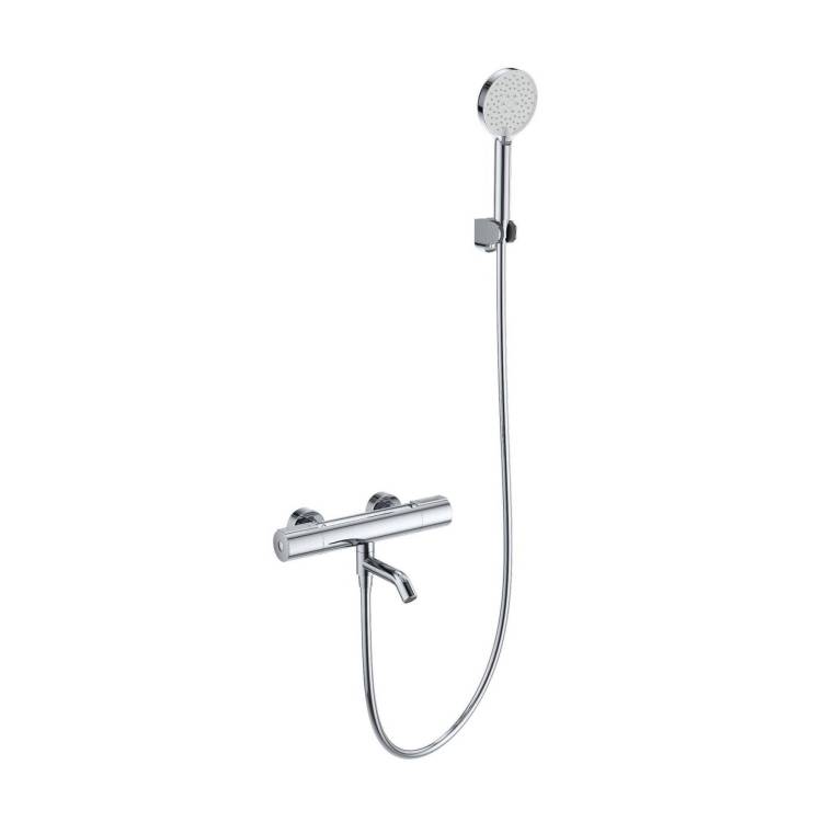 Смеситель для ванны Wonzon & Woghand WW-A2006-A1-CR термостатический, с душевым гарнитуром, хром