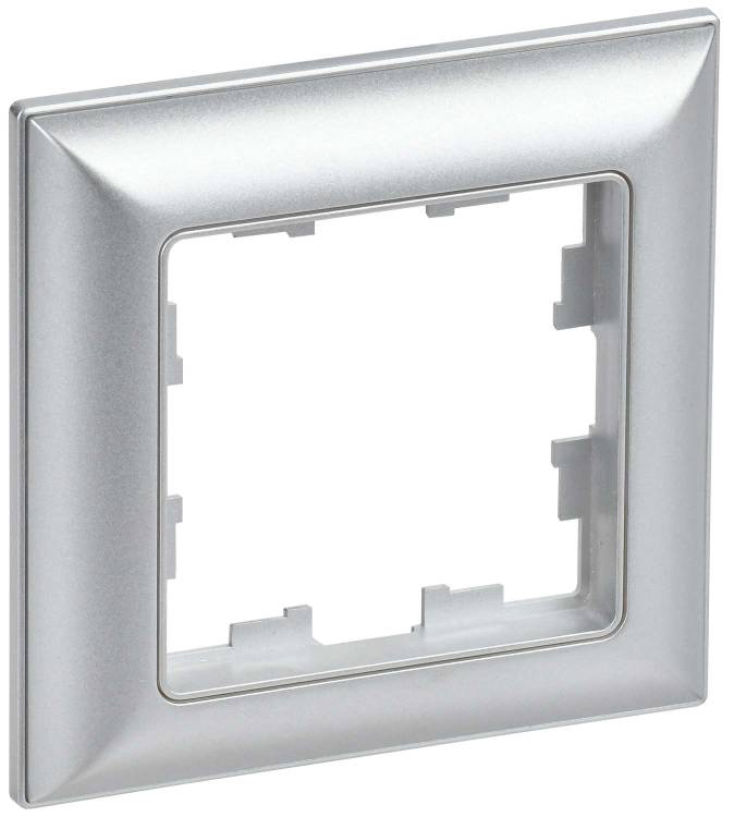 Рамка 1-постовая IEK Brite BR-M12-12-K47 алюминий