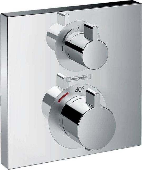Термостатический смеситель Hansgrohe Ecostat Square 15712000 для душа