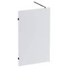 Душевая перегородка Am.Pm X-Joy W94UWI-120-F1-BTE профиль черный матовый, стекло прозрачное, 120x195
