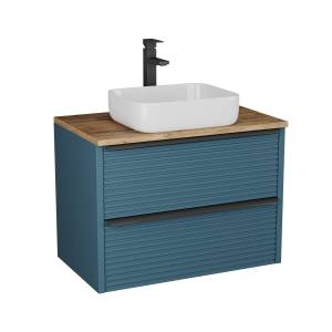 Тумба с раковиной Veneciana Torno 85 58523 сине-зеленый матовый