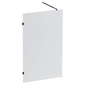 Душевая перегородка Am.Pm X-Joy W94UWI-120-F1-BTE профиль черный матовый, стекло прозрачное, 120x195