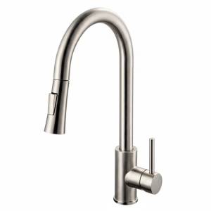 Смеситель для кухни Osgard Forso 87073 с выдвижным изливом, никель