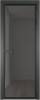 Межкомнатная дверь Profil Doors 1 AV цвет профиля Серая ночь, стекло безопасное 6 мм тонированное 600x2000