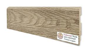 Плинтус Teckwood Цветной Дуб Северный 2000x75x16