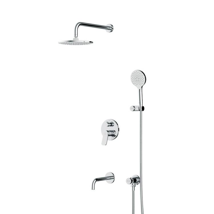 Душевой комплект Am.Pm X-Joy FB85A3RH30 хром, со смесителем