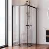 Душевой уголок Am.Pm X-Joy W94G-403-12080-BT профиль черный матовый, стекло прозрачное, 120x80x190 фото 2