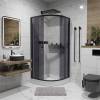 Душевой уголок Niagara Eco NG-007-14T 90x90x195 Универсальная, профиль Черный, 2 места фото 2