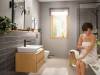 Смеситель для раковины Hansgrohe Rebris E 72557670 с донным клапаном, черный матовый фото 3