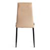 Стул Tetchair Easy (mod. JSC02-1) 21256 металл, флок, sandy (песочный) HLR6/черный фото 4