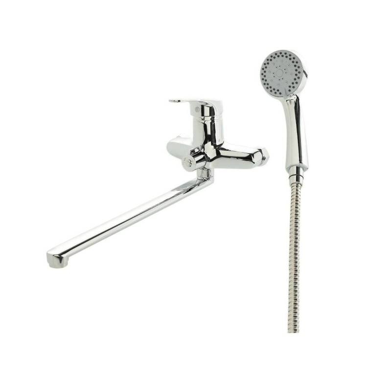 Смеситель для ванны Agger Exact A2121100 хром