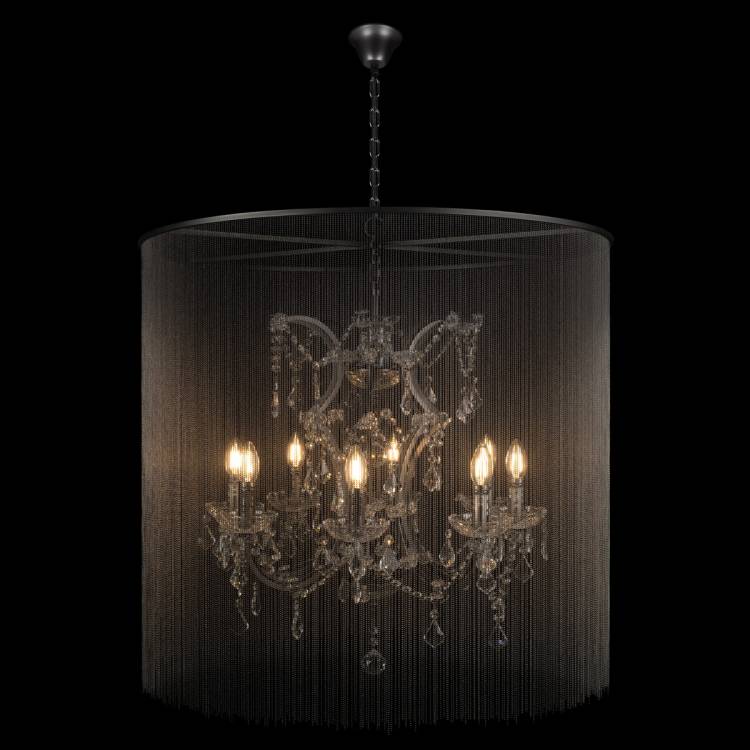 Большая подвесная люстра Loft IT Vaille Crystal 10450/800