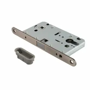 Межкомнатная защелка Archie LM 5212 CL магнитная (под евроцилиндр) LM 5112 CL BH (Черненое серебро)