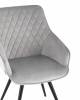 Кресло Stool Group Сеул AV 333-H09-K14PM-08 светло-серый фото 7