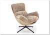 Кресло Halmar Lobster V-CH-LOBSTER-FOT-BEZOWY бежевый/черный фото 2