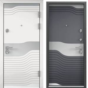 Входная стальная дверь Torex PROFESSOR-4+ 02 PP 10326 Белый (арт. КТ Белый)/ПВХ Оскуро 2000x880