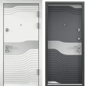 Входная стальная дверь Torex PROFESSOR-4+ 02 PP 10326 Белый (арт. КТ Белый)/ПВХ Оскуро 2000x880