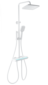 Душевая стойка Wonzon & Woghand WW-B4174-MW с термостатом, белый
