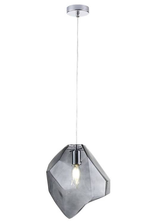 Подвесной светильник Crystal Lux Nuestro Sp1 Chrome/Smoke