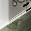 Шторка на ванну MaybahGlass MGV-919-6 99x140, поворотная, стекло графит матовый 6 мм, профиль черный фото 5