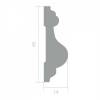 Молдинг Ultrawood U 0002 W 244x1.4x4.5 фото 2