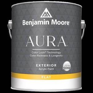 Краска Benjamin Moore Aura Waterborne Exterior Flat Finish 629 3.785 л