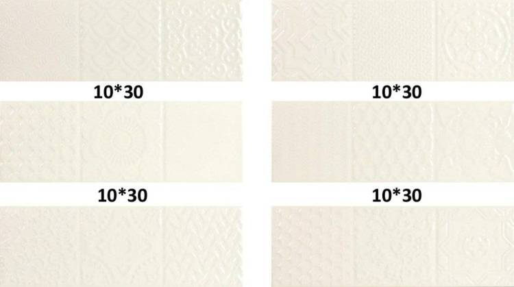Керамическая плитка Monopole Esencia Relieve Crema Brillo 10x30