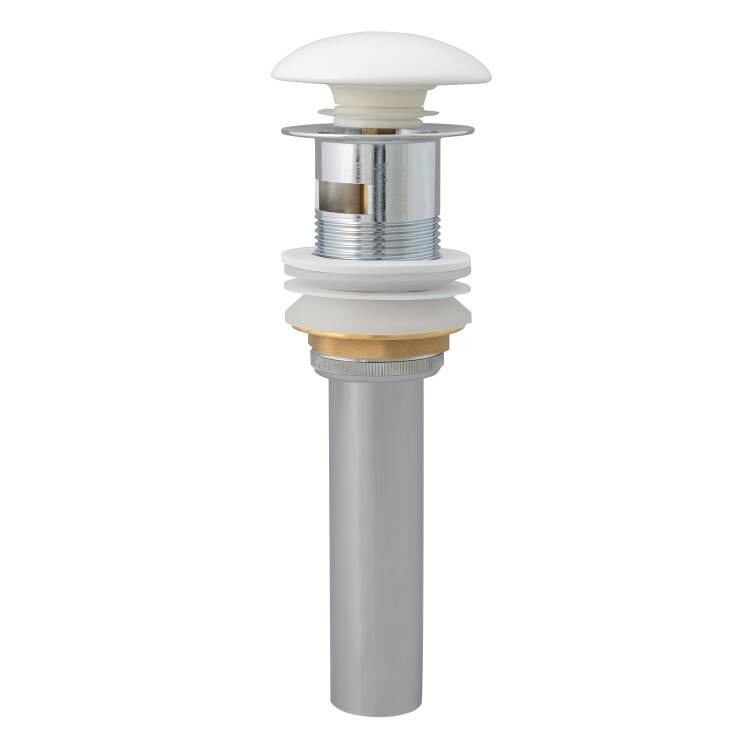 Донный клапан Splendy AA3071YURKWM с переливом, 1 1/4", белый матовый