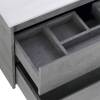 Тумба с раковиной Belbagno Kraft KRAFT-800-2C-SO-CG 80x46x50 Cemento Grigio подвесная с двумя выкатными ящиками фото 7