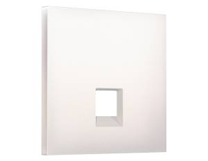 Лицевая панель для компьютерной/телефонной розетки RJ-45/RJ-11 Ambrella Volt Sigma SP2120 жемчуг