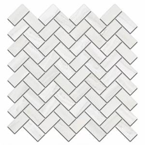 Декор Kerama Marazzi Контарини SG190/007T белый мозаичный 31.5x30x0.9