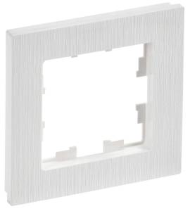 Рамка 1-постовая IEK Brite BR-M12-51-K01 белый рифленый