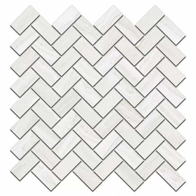 Декор Kerama Marazzi Контарини SG190/007T белый мозаичный 31.5x30x0.9