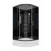 Душевая кабина Erlit ER570926-C24-RUS профиль черный, стекло тонированное, 90x90x220