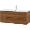 Тумба с раковиной Belbagno Acqua ACQUA-1200-2C-SO-RR 120x45x50 Rovere Rustico подвесная с двумя выкатными ящиками фото 2