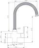 Смеситель для кухни Zorg Antic A 52 KF-BR фото 2