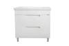 Тумба с раковиной Bellezza Грейс 90 2 ящ. Белый