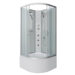 Душевая кабина Niagara Classic NG-2309-14BKG (1000x1000x2000) с высоким поддоном (40см)