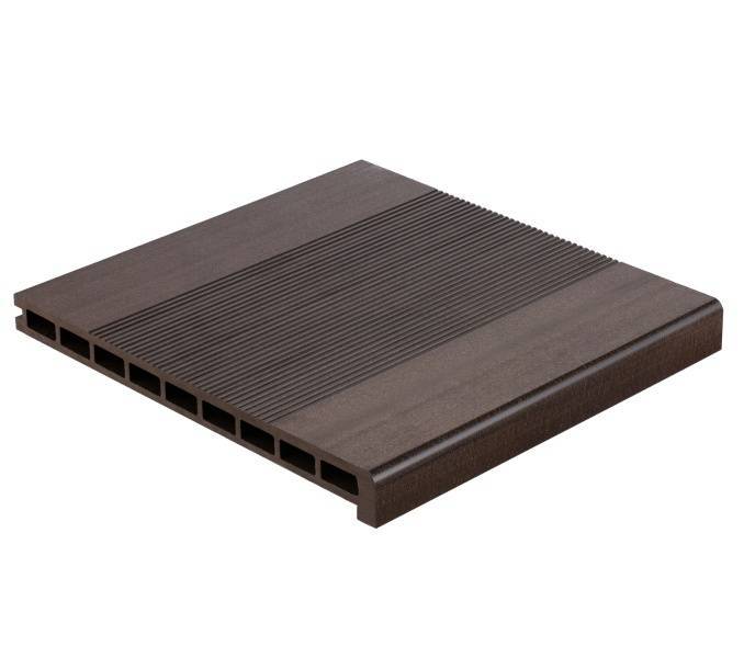 Ступень Polywood 9026 ДПК Массивная Брашированная Коричневый 3000x320x20
