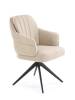 Стул кухонный Halmar K570 V-CH-K/570-KR-BEZOWY бежевый/черный фото 2
