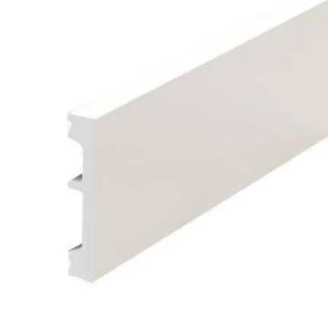 Плинтус Decaro PL80 Белый под покраску 2000x80 мм