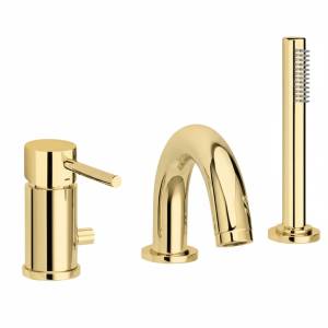 Смеситель Paffoni Light LIG047HG золото медовое