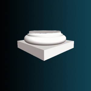 Основание колонны Перфект N2025-1W 35.1x35.1x13.3