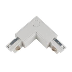 Соединитель для шинопроводов L-образный внутренний Uniel UBX-A22 White