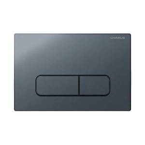 Кнопка смыва CHARUS ELEGIA FP.320.GRP.01 двойной смыв, графит