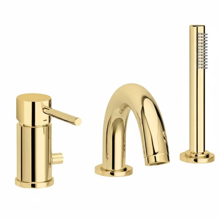 Смеситель Paffoni Light LIG047HG золото медовое