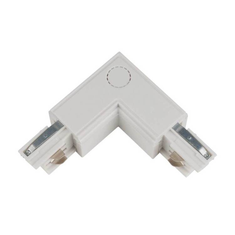 Соединитель для шинопроводов L-образный внутренний Uniel UBX-A22 White