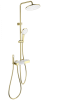 Душевая стойка Wonzon & Woghand WW-B3580-BG с термостатом, золото