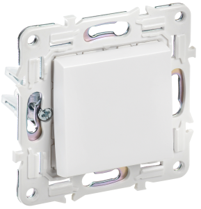 Выключатель 1-клавишный IEK Skandy SK-V10-0-10-K01 арктический белый