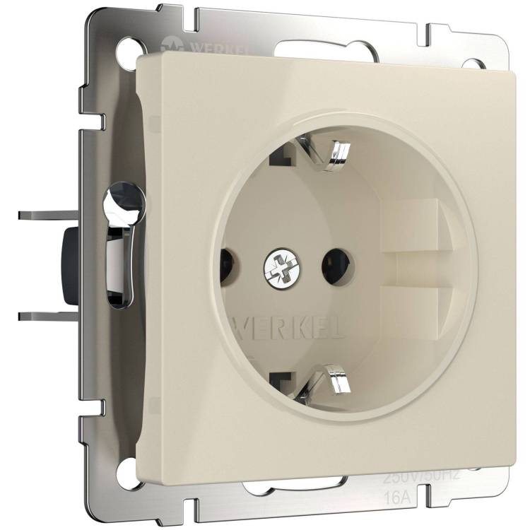 Розетка с заземлением Werkel W1171303